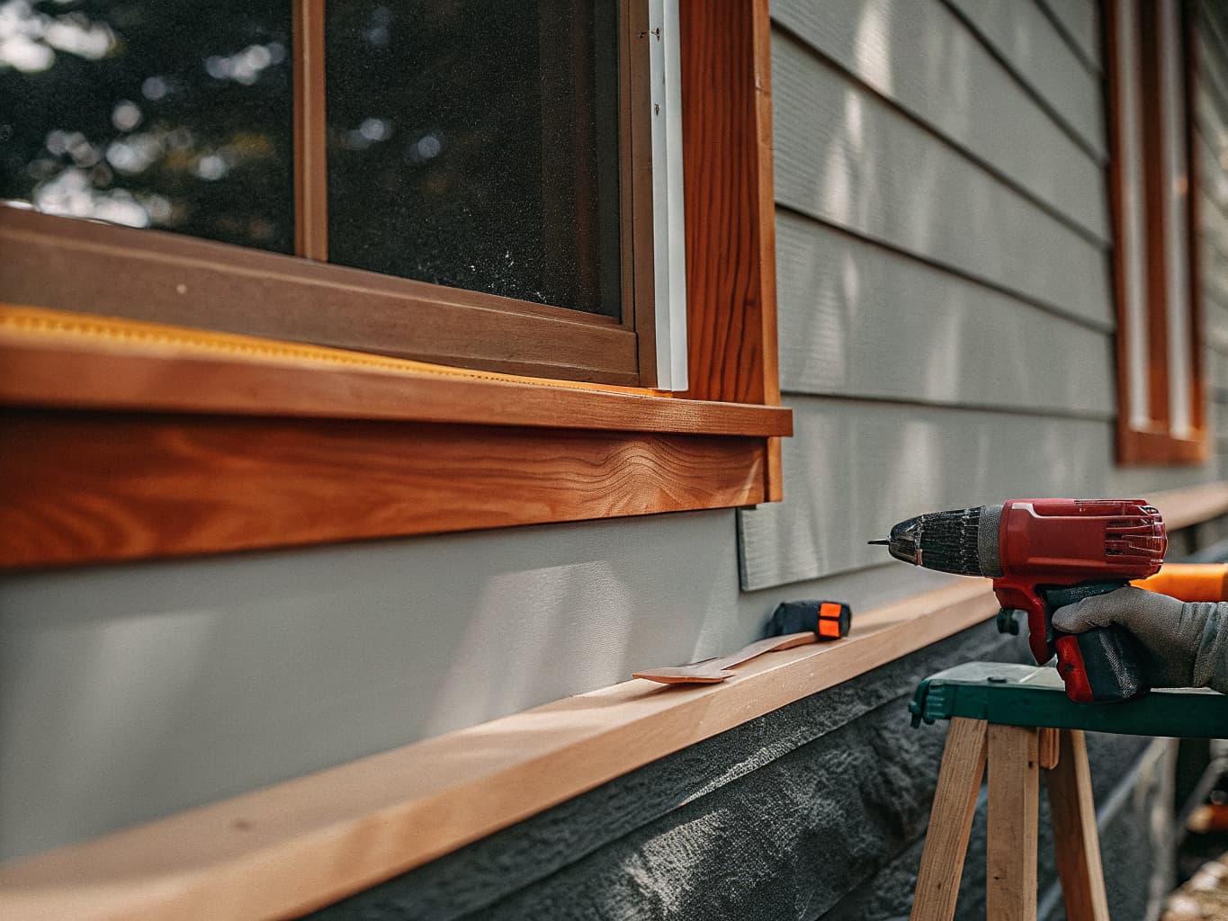 Professional siding installation on a Cape Cod residential home